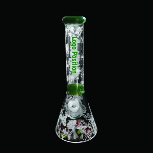 sandblasted Glass bong6