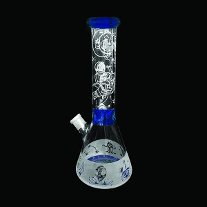 sandblasted Glass bong9