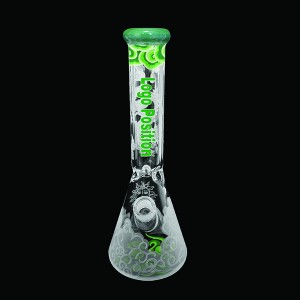 sandblasted Glass bong11