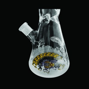 sandblasted Glass bong10